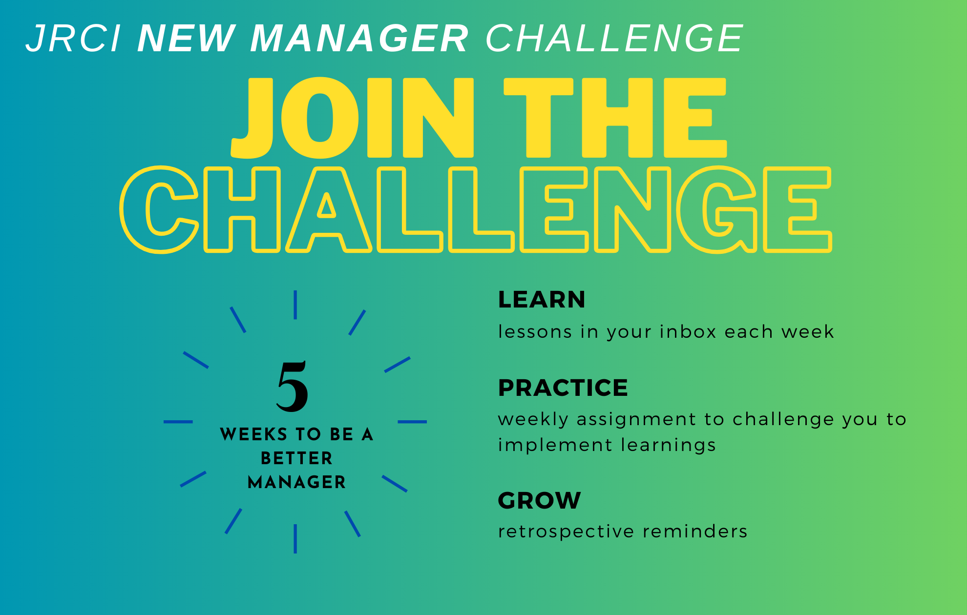 New Manager Challenge